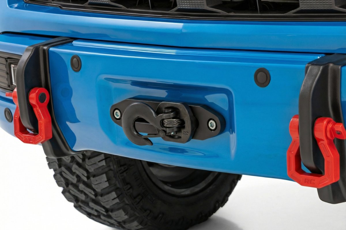 Chevrolet Silverado 1500 Bumper - Front - Rough Country - FXS - Glacier Blue - '23-'26